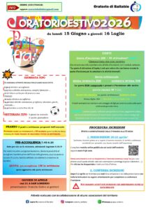 Oratorio Estivo 2026 a Ballabio: divertimento, crescita e amicizia!